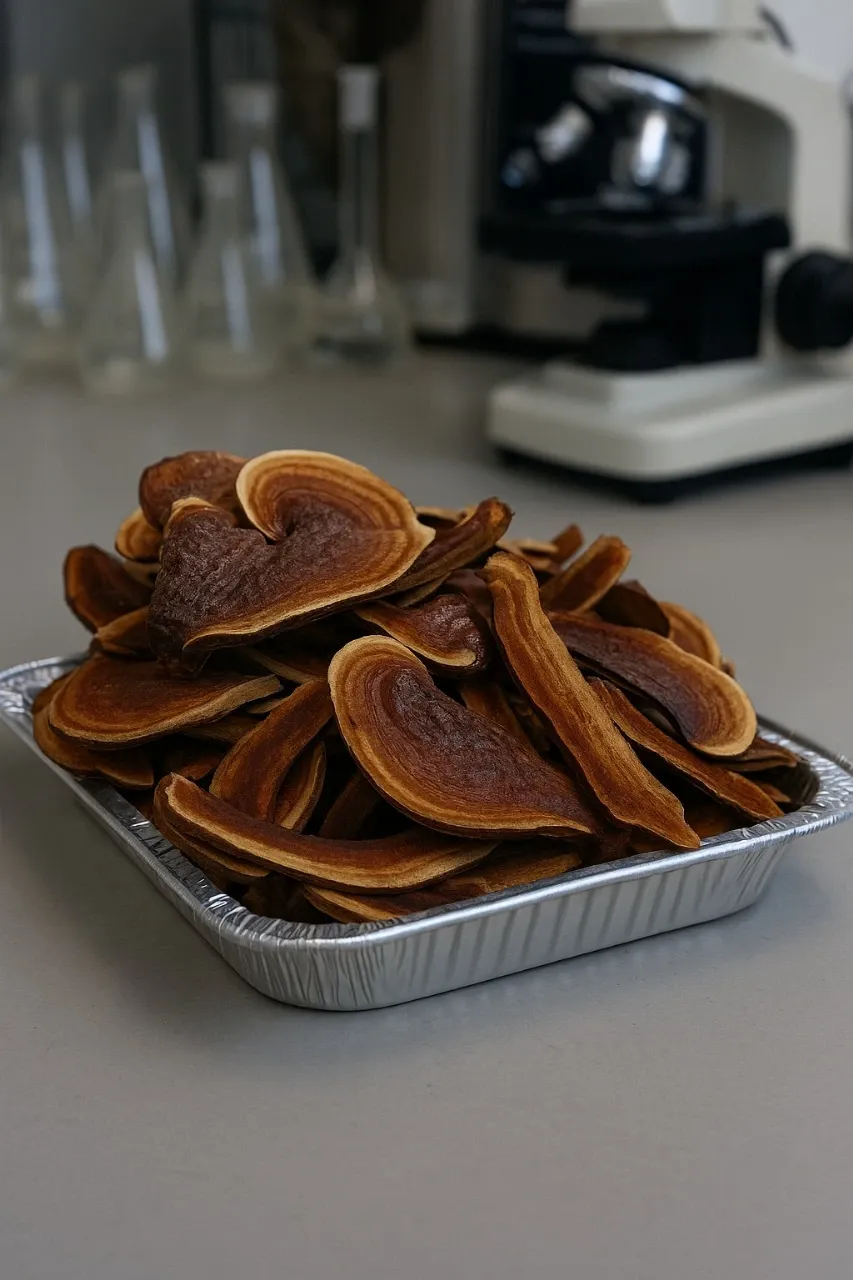 Ganoderma deshidratado (entero)