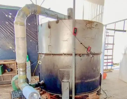 Túnel Industrial Del Pasteurización Cultivo Hongos Tpch01